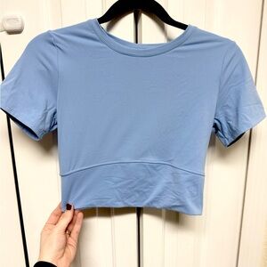 JoyLab Sky Blue Crop Top